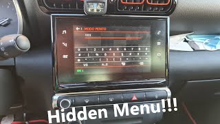 Citroën C3 Aircross hidden menu screenshot 3