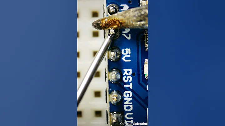 How to solder properly, even with poor tools #soldering #electronics #microscope #arduino