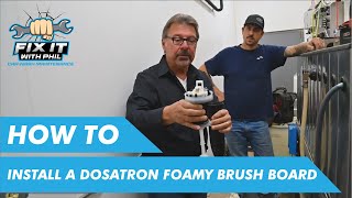 How to Install a Dosatron Foam Brush Panel - Fix It With Phil | Kleen-Rite screenshot 3