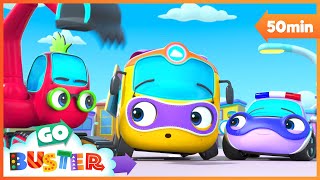 Flying Superhero Buster | Go Buster - Bus Cartoons &amp; Kids Stories