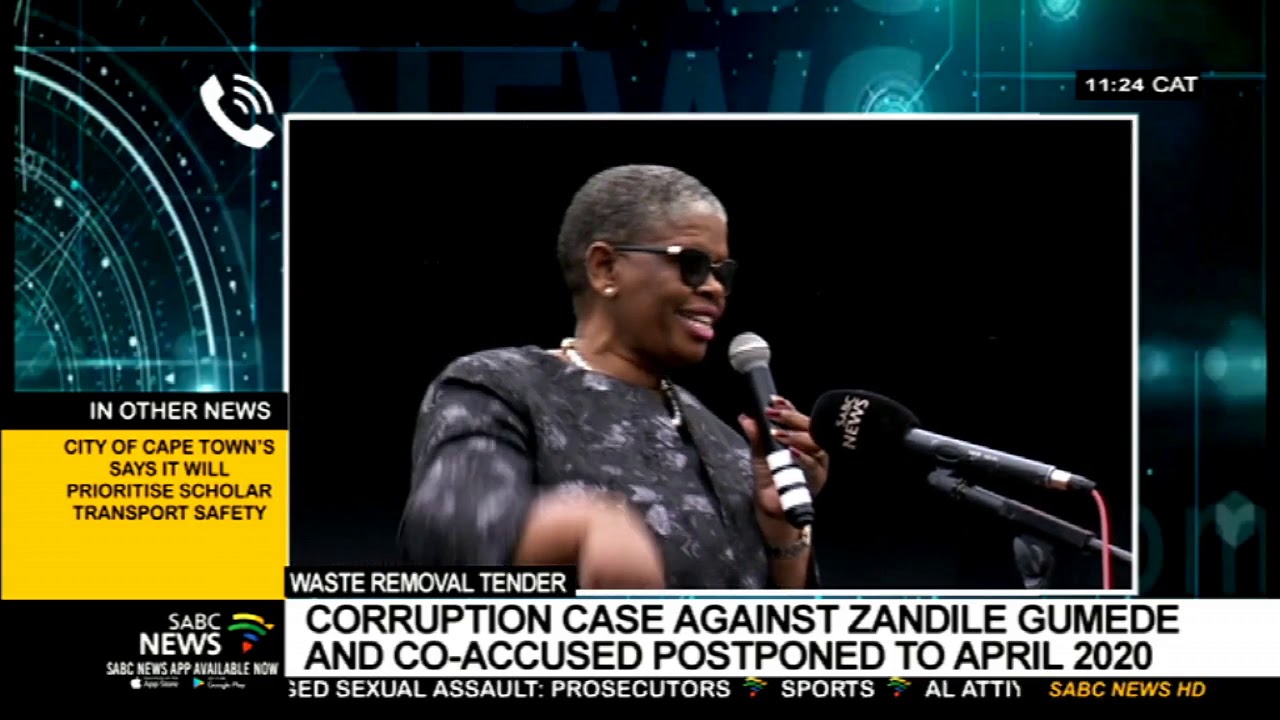 Gumede Corruption Trial Case Postponed To April 2020 YouTube