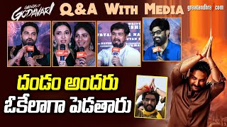 Media Q & A With Gangs Of Godavari Movie Team | Vishwak sen | Neha Shetty | Anjali | greatandhra.com