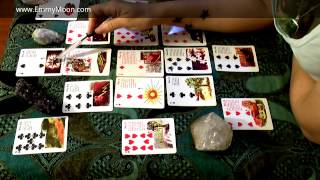 A fortune telling card reading Gypsy Witch Card By Emilie