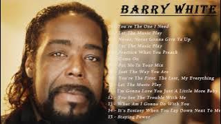 Barry White - Barry White Greatest Hits Full Album 2022 - Best Songs of Barry White