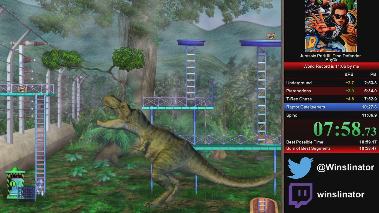 jurrasic park 3 dino defender pc