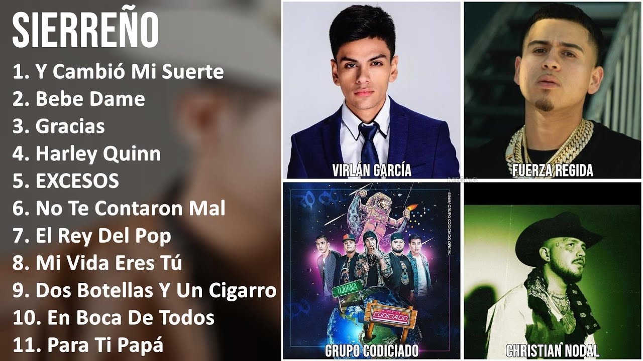 Sierreño Genre Example SIERREÑO ~ Mix Sus Mejores Éxitos ~ Iconos Musicales - YouTube