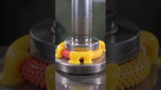 Hydraulic Press Crushing a Stress Ball Force and Pressure