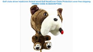 Buy Golf clubs driver headcover Animal wood Golf HeadCover Clubs Protection cover free shipping