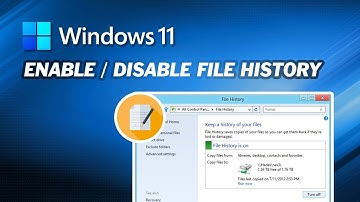 How to Enable and Disable Windows 11 File History (3 Ways)