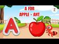 A for Apple 🍎 ABC Phonics Song for Kids | A to Z Alphabet Sounds | Learning with Rhymes