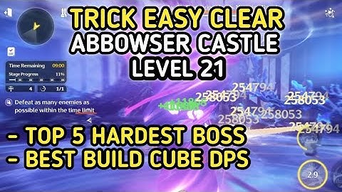 Trick Easy Clear Abbowser Castle Level 21 & Best Build Cube DPS, Cube Event Wuthering Waves 2.3