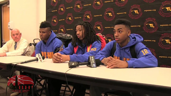 Wicomico Indians Press conference after losing to Patterson in the 2A semi-finals 3/13/15