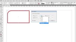 Adobe InDesign CS6 - Скругление углов (Corner Options)