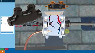 Solar Training - Connecting Wires in Array Junction Box