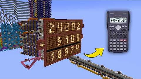 Creando una Calculadora con Redstone - Explicación completa