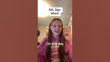 Learn How To Sign "Weird" in ASL for Beginners | American Sign Language #shorts