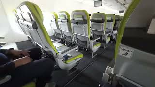 SalamAir Economy Class Seats - Flight to Muscat