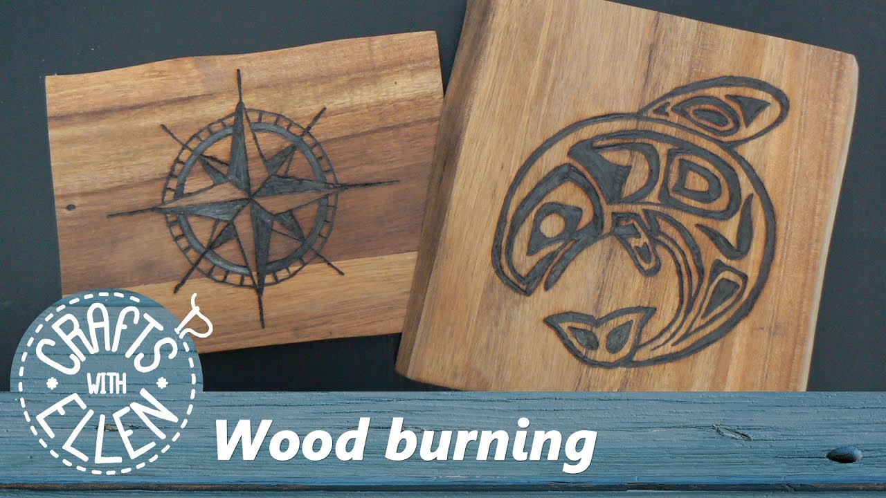 How to Wood Burn & Stencil Letters, EASY DIY Craft Ideas