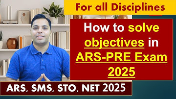How to Solve Objectives in ARS PRE 2025 II Minimize Negative Marking
