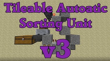 [Fix] Tileable Automatic Sorting Unit v3 [13w02B]