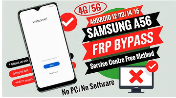 Samsung Galaxy A56 5G [ Harde reset ] FRP-bypass Android 15 ontgrendelen Nieuwe update [ Zonder pc ]