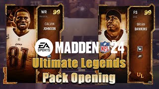 MY BEST ULTIMATE LEGENDS PACK OPENING YET? | Madden 24 Ultimate Team