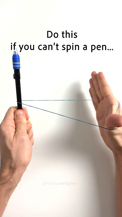 Do this if you can’t spin a pen! ✍️👀