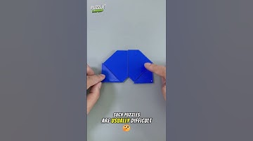 Can you build a rectangular with four pieces #Puzzles #IQ #iqtest