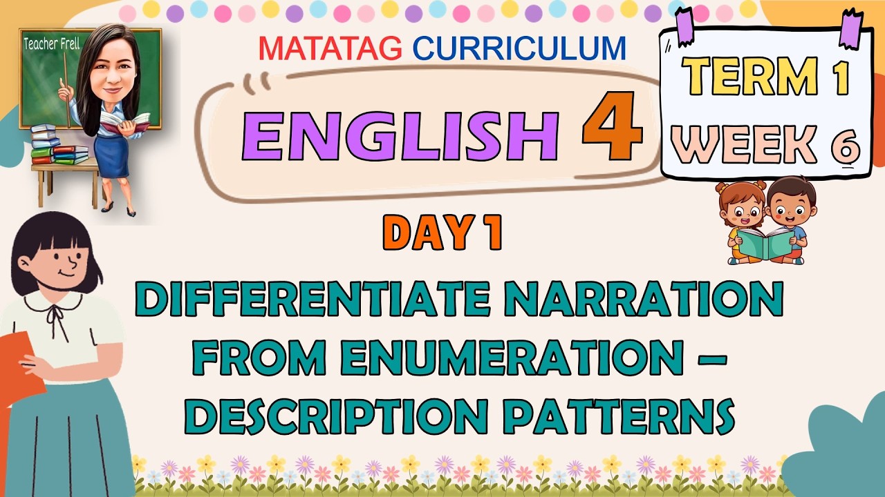 Differentiating Narration from Enumeration