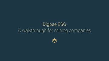 Digbee ESG Tool for Mining Companies