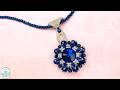 Make A Starburst Pendant With A Drop Bail Featuring a 16mm Rivoli
