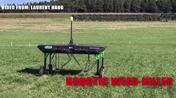 Autonomous solar-powered robotic weed-killer | Techy Muna