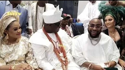 DAVIDO, CHIOMA, ZLATAN IBILE, CUBANA PRIEST ATTEND MARRIOT BOSS DAUGHTER'S WEDDING