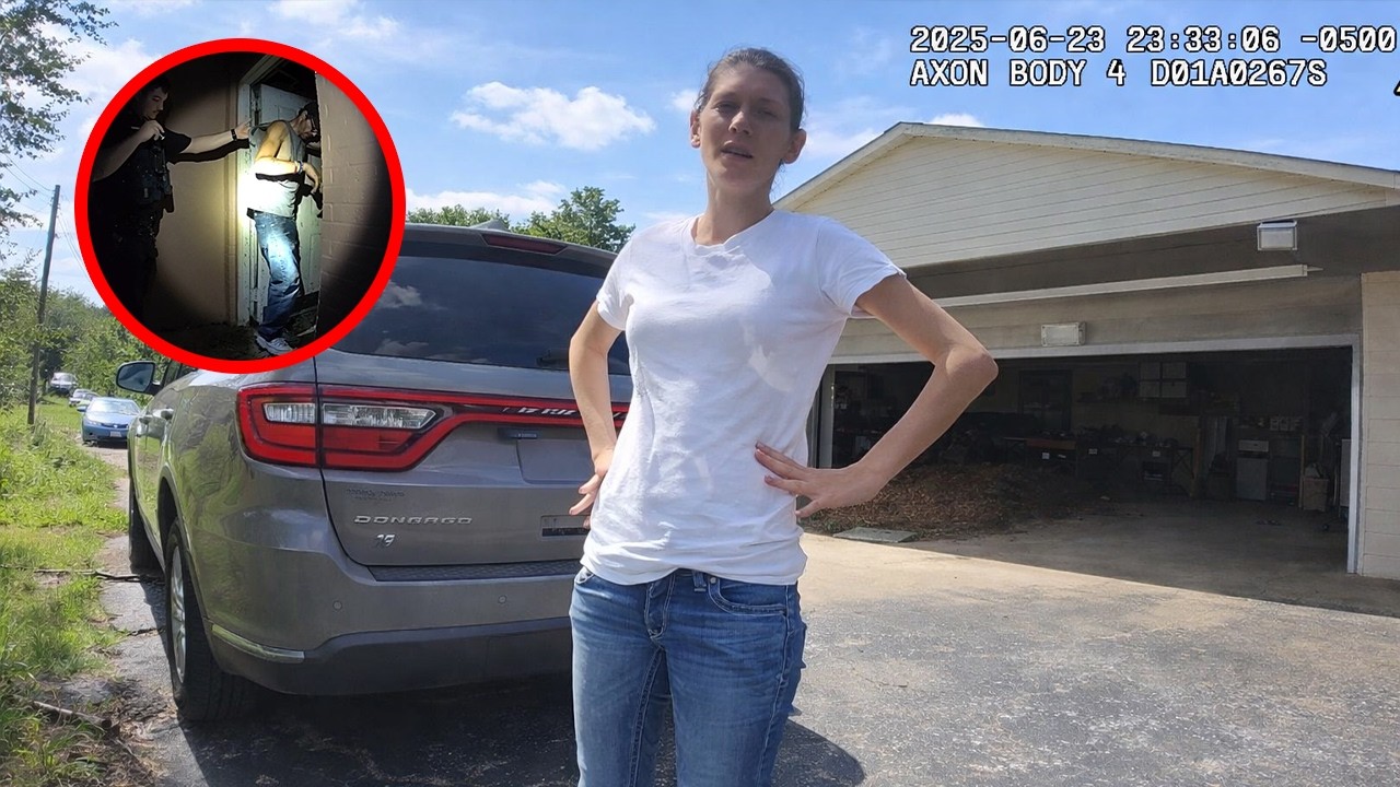 Police Surprise Woman Hides a Horrifying Secret Just Behind the Door ...