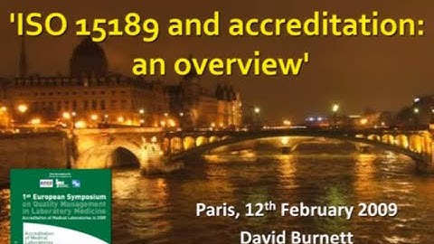 Introduction to Standards, Accreditation, and Regulation