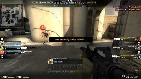 CSGO Dust II Ace & 1v3 clutch