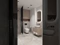 Modern Minimalist Bathroom Tour | Elegant Wall Hung Toilet Design for Luxury Spaces