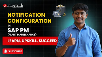 Notification Configuration in SAP PM | ZaranTech