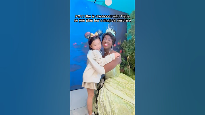 POV: Your daughter is obsessed with Tiana so you plan her a magical surprise 🥰