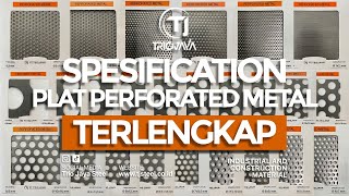 Spesifikasi Plat Perforated Metal Terlengkap Cuma Ada Di PT. Trio Jaya Steel