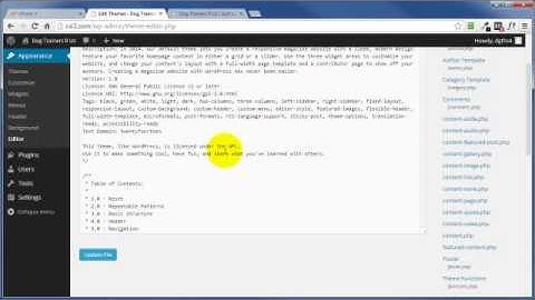 Wordpress 3.9 Videoguides Security Part 1