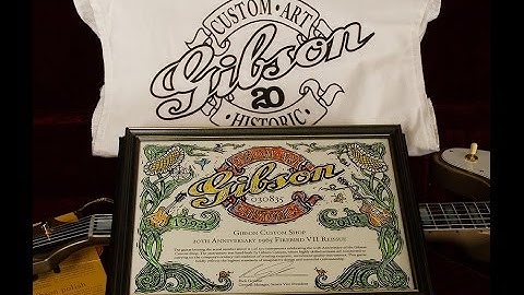 Gibson Custom Shop 20th Anniversary 1965 Firebird VII  •  SN: 030835