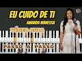 Eu cuido de ti Amanda Wanessa - Vídeo Aula teclado Fácil | teclado piano tutorial