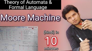 Moore machine in Theory of automata and formal language with example in hindi || #TAFL-32