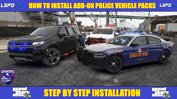 How To Install Add-On Police Vehicle Packs & ELS ( #LSPDFR ) #GTA5