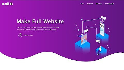 HTML CSS BOOTSTRAP Project - YouTube