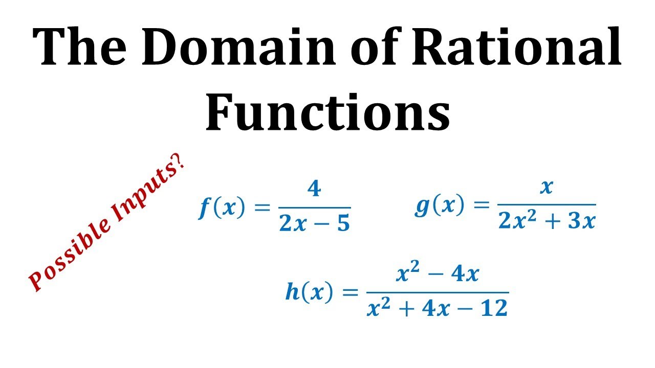 How to find domain and range of a rational equation using inverse