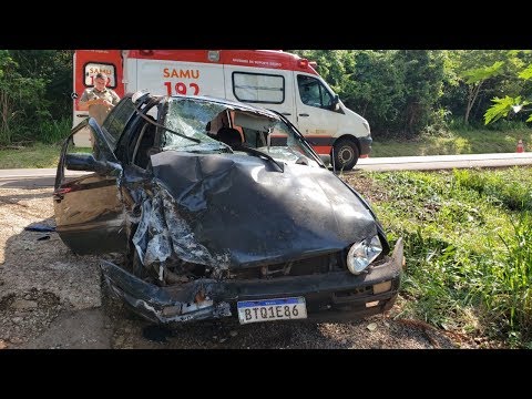 Duas pessoas ficaram gravemente feridas em acidente de trânsito na estrada Boiadeira