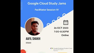 Celebrity Google Cloud Study Jams facilitator session 4 Profile