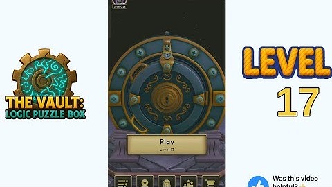 The Vault Logic Puzzle Box Level 17 Walkthrough Solution